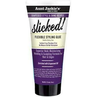 Aunt Jackie&#39;s Grapeseed Slicked! Flexible Styling Glue 4oz