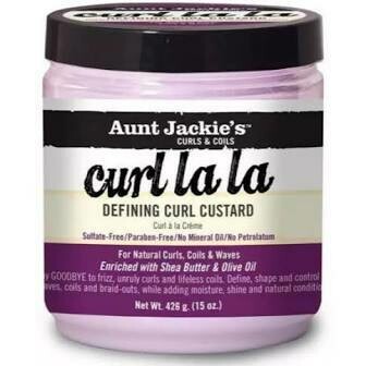 Aunt Jackie's Curls & Coils Curl La La Defining Curl Custard 15oz