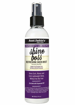 Aunt Jackie&#39;s Grapeseed Shine Boss Refreshing Sheen Mist 4oz