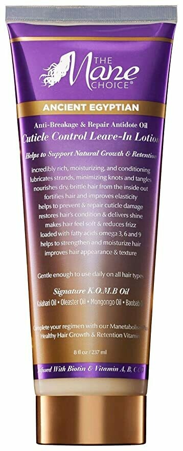 THE MANE CHOICE ANCIENT EGYPTIAN CUTICLE CONTROL LEAVE-IN LOTION 8oz