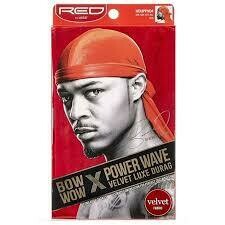 POWER WAVE VELVET LUXE DURAG HDUPPV04 RED