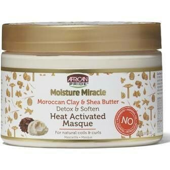 AFRICAN PRIDE MOISTURE MIRACLE HEAT ACTIVATED MASQUE 12oz