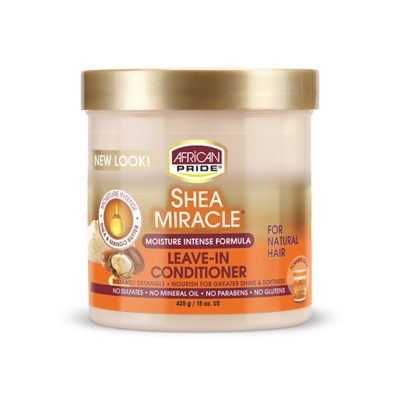 AFRICAN PRIDE SHEA MIRACLE MOISTURE INTENSE LEAVE IN CONDITIONER 15oz
