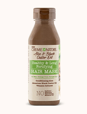 Creme of Nature Aloe &amp; Black Castor Oil Healthy &amp; Long Hair Mask 12oz