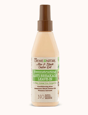 Creme of Nature Aloe &amp; Black Castor Oil Reconstructing Anti-Breakage Leave-In 8oz