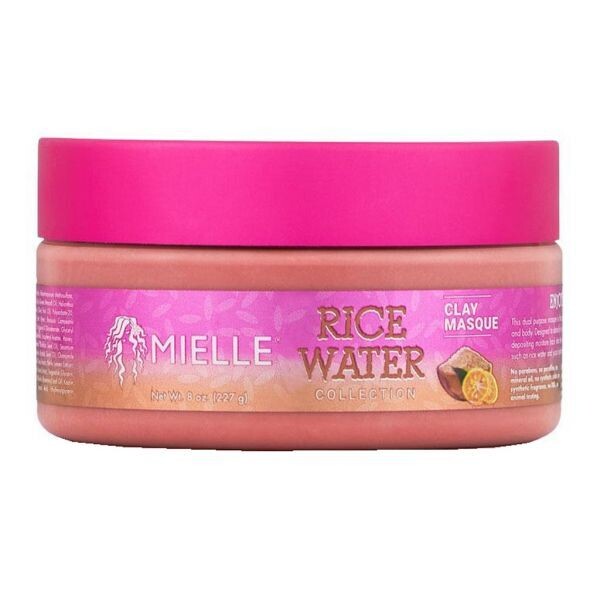 Mielle Rice Water & Aloe Vera Clay Masque 8oz