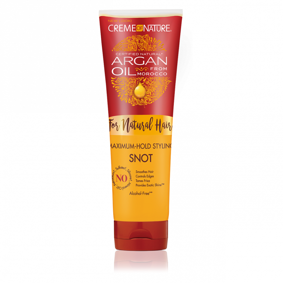Creme of Nature Argan Oil For Natural Hair Styling Snot 8.4oz - Maximum Hold
