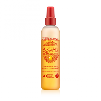CREME OF NATURE ARGAN OIL STRENGTH & SHINE LEAVE-IN CONDITIONER 8.45oz