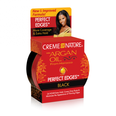 Creme Of Nature Argan Oil Perfect Edges 2.25oz - Black