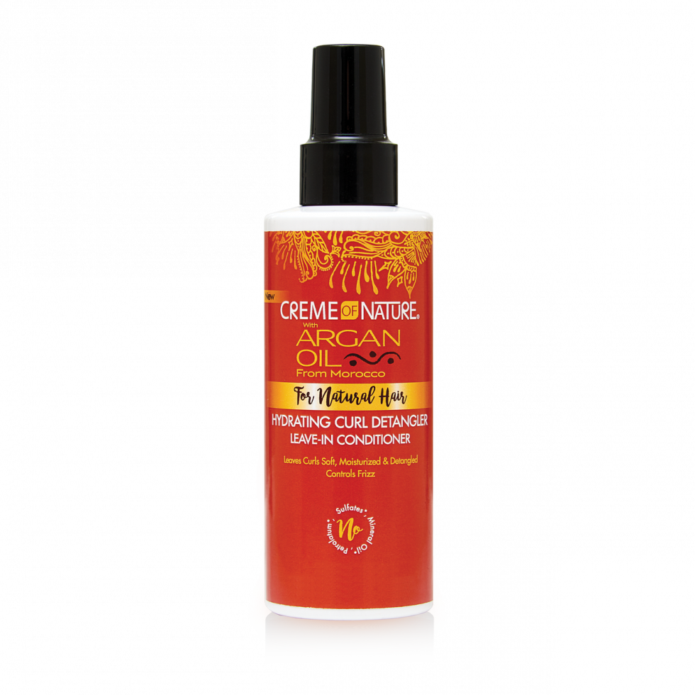 Creme of Nature Argan Oil For Natural Hair Hydrating Curl Detangler Leave-In Conditioner 5.1oz