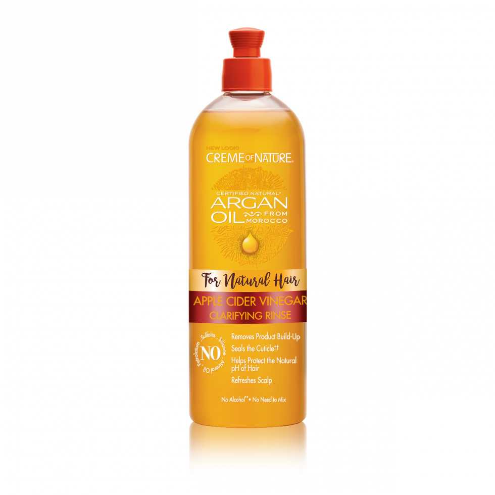 Creme of Nature Argan Oil For Natural Hair Apple Cider Vinegar Clarifying Rinse 15.5oz