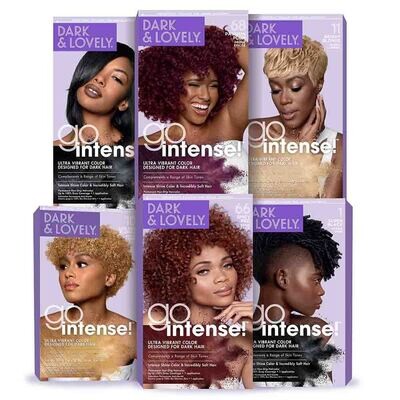 DARK AND LOVELY GO INTENSE PERMANENT HAIR COLOR