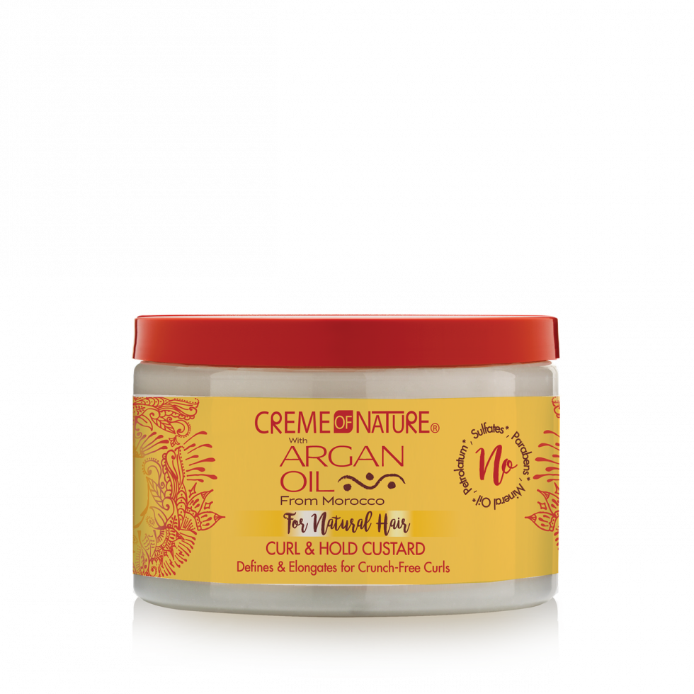 Creme of Nature Argan Oil For Natural Hair Curl &amp; Hold Custard 11.5oz