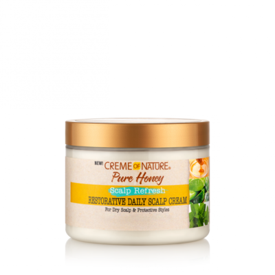 Creme of Nature Pure Honey Scalp Refresh Restorative Daily Scalp Cream 4.7oz