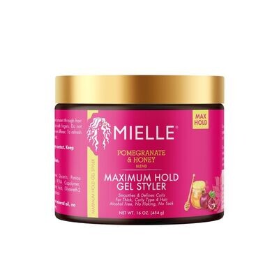 Mielle Pomegranate &amp; Honey Maximum Hold Gel Styler 16oz