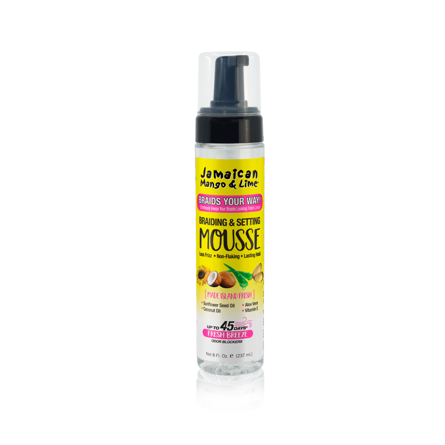 Jamaican Mango &amp; Lime Braid Your Way Braiding &amp; Setting Mousse 8oz