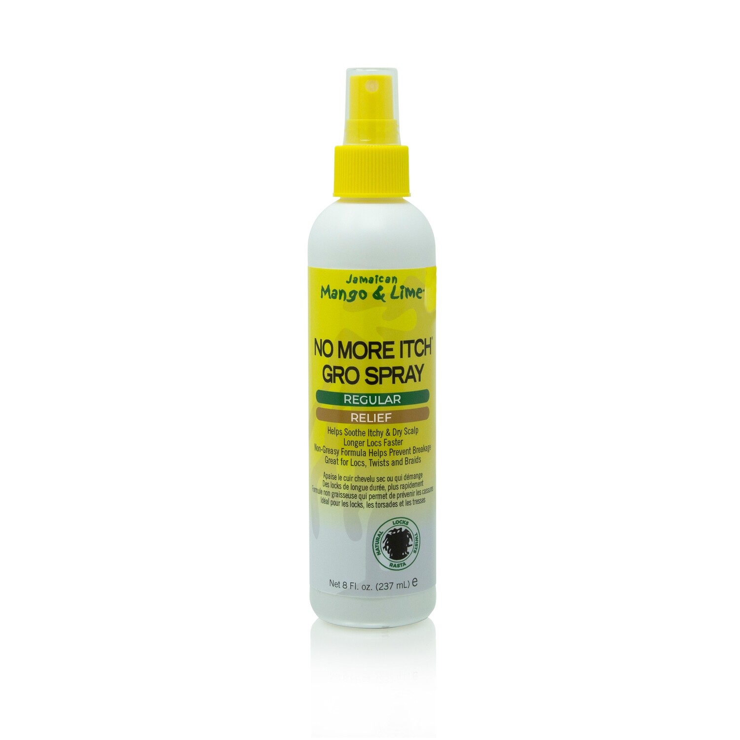 JAMAICAN MANGO &amp; LIME NO MORE ITCH GRO SPRAY 8oz