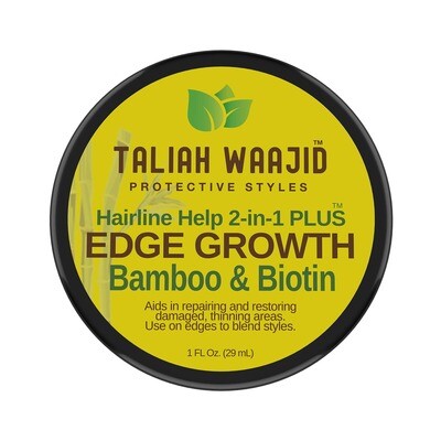 Taliah Waajid Protective Styles Hairline Help 2-in-1 Plus Bamboo And Biotin Edge Grow 1oz