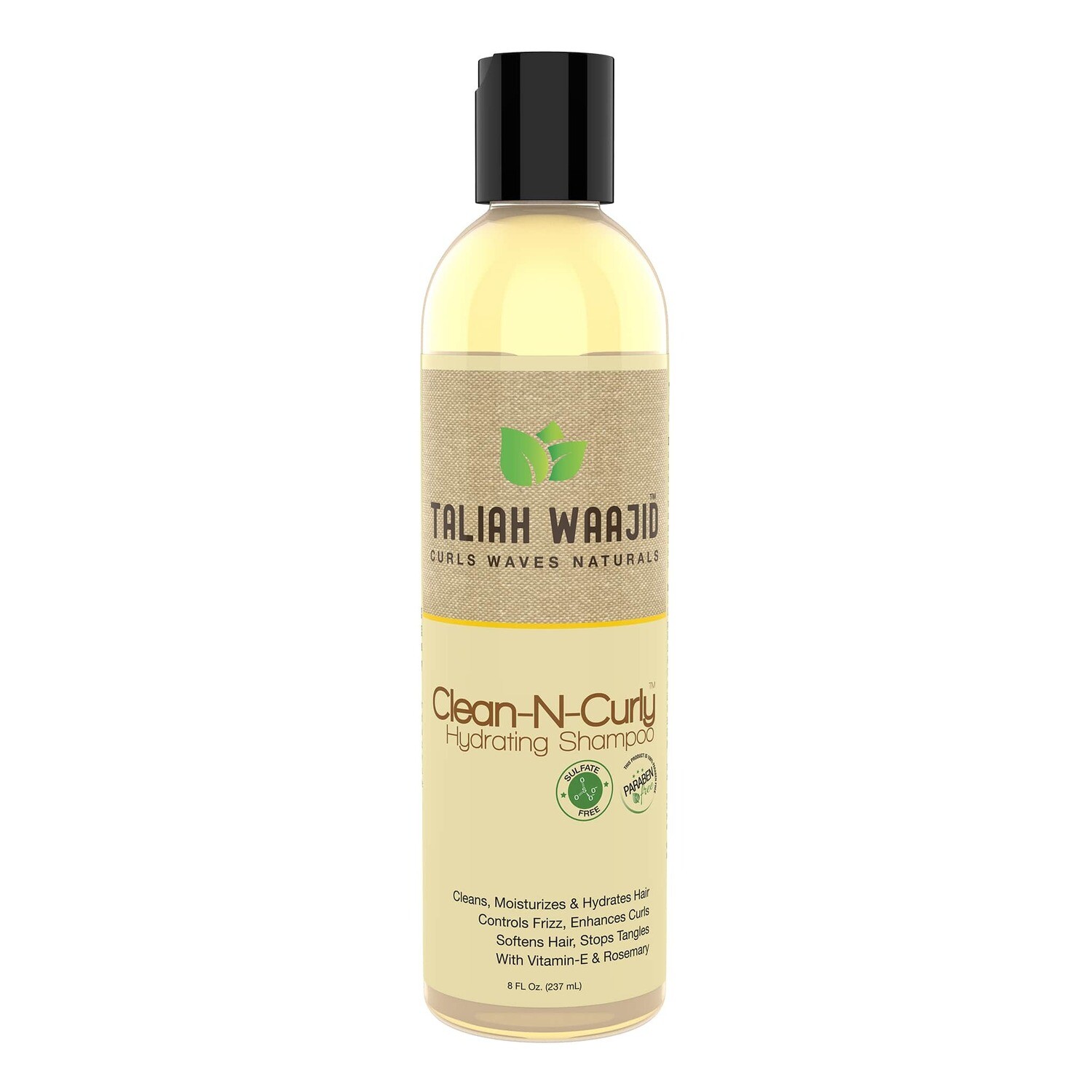 Taliah Waajid Curls,Waves &amp; Naturals Clean-n-Curly Hydrating Shampoo 8oz