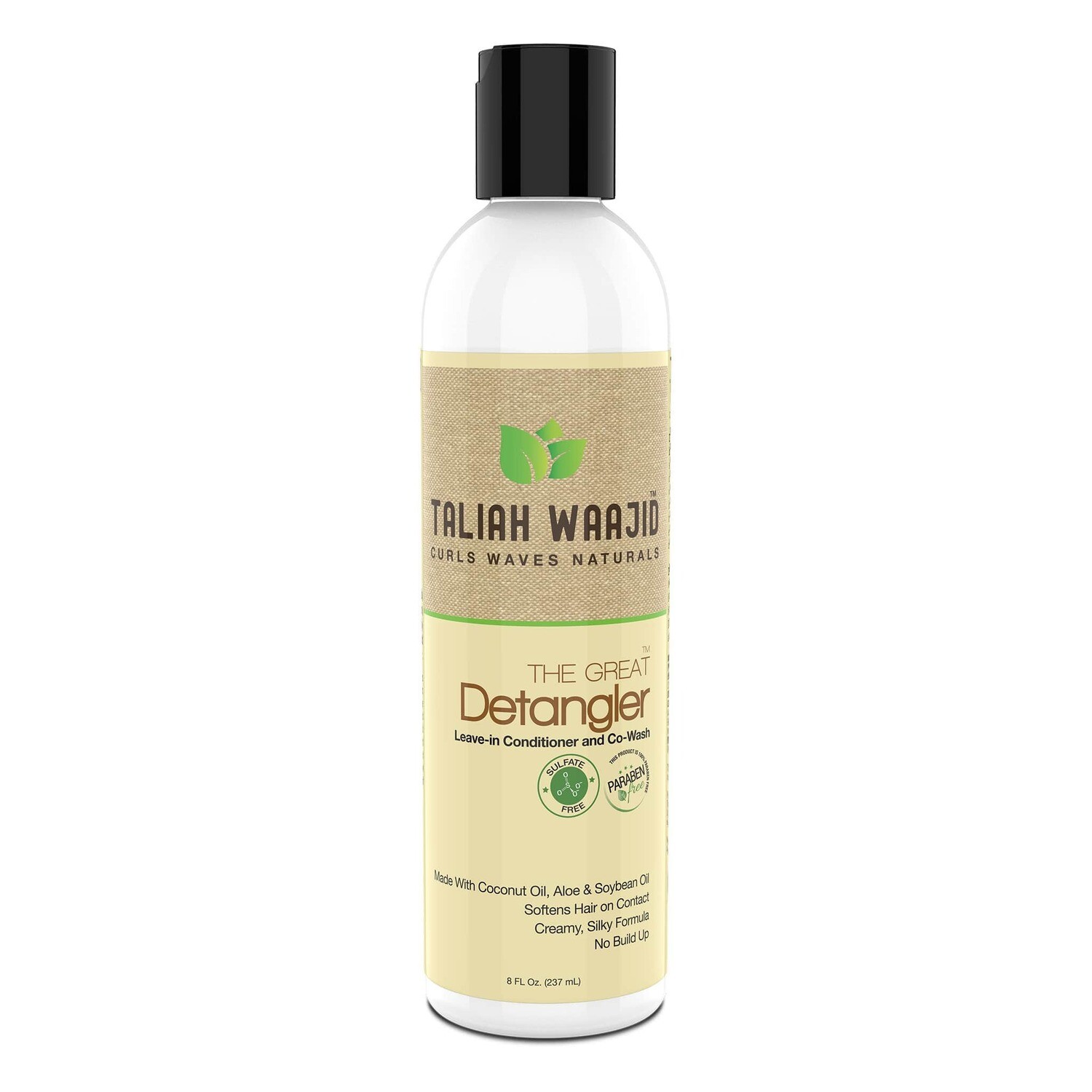 Taliah Waajid Curls,Waves &amp; Naturals The Great Detangler Leave-In Conditioner &amp; Coo-Wash 8oz