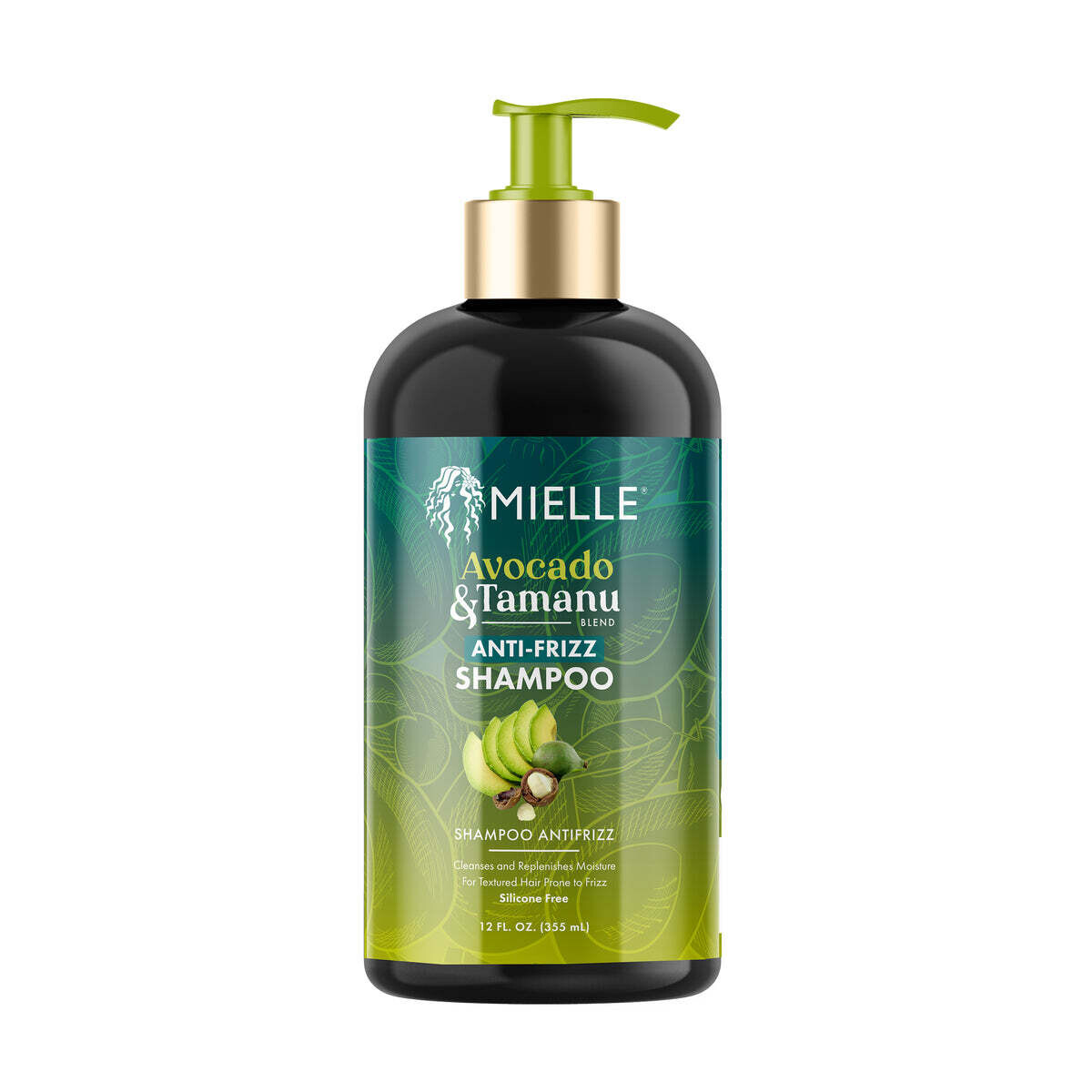 Mielle Avocado &amp; Tamanu Anti-Frizz Shampoo 12oz