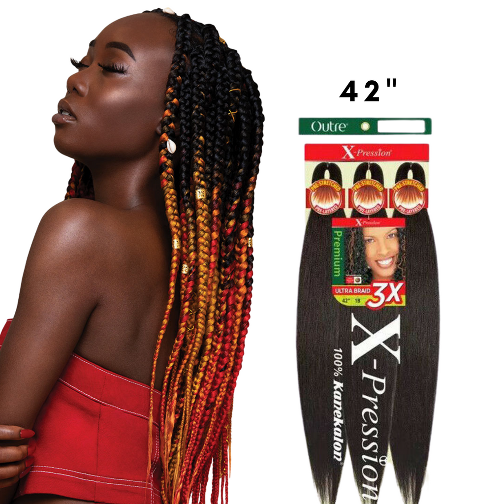 Outre X-Pression 3x Pre Stretched Ultra Braid 42&quot;