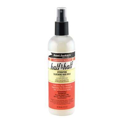 Aunt Jackie&#39;s Flaxseed Half &amp; Half Hydrating Silkening Hair Milk 12oz