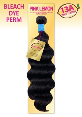 Pink Lemon 100% 13A Unprocessed Virgin Remy Human Hair Bundle Loose Deep 10&quot; - Natural