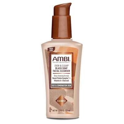 Ambi Even &amp; Clear Black Soap Facial Cleanser 3.5oz