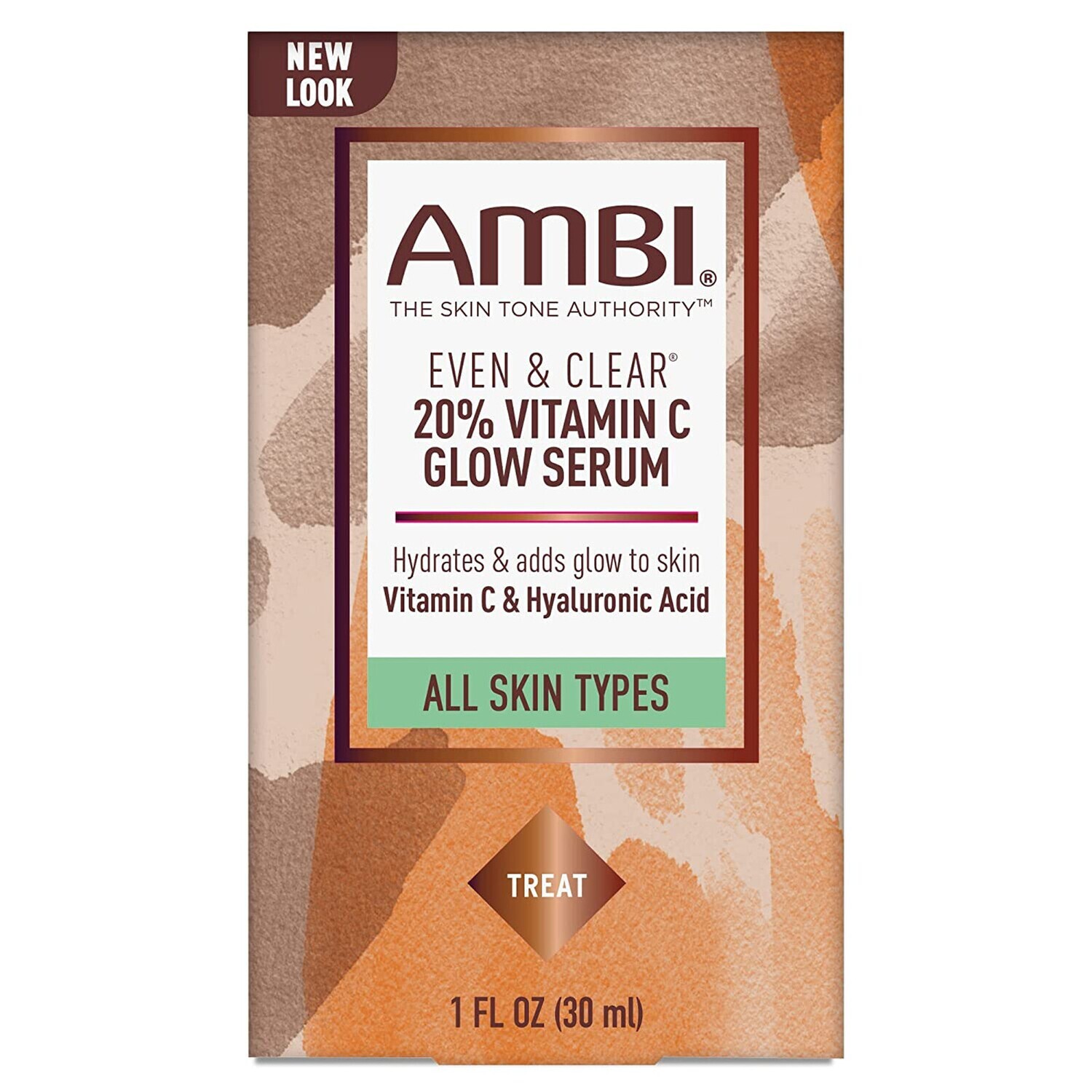 Ambi Even &amp; Clear 20% Vitamin C Glow Serum 1oz - All Skin Types