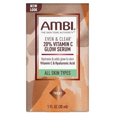 Ambi Even &amp; Clear 20% Vitamin C Glow Serum 1oz - All Skin Types