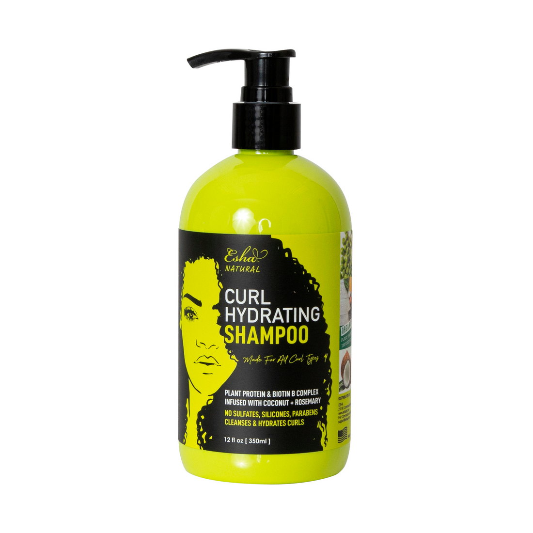 Esha Natural Curl Hydrating Shampoo 12oz