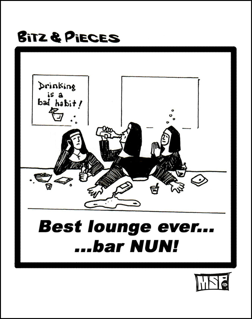 Bar Nun - Blank - Single Card