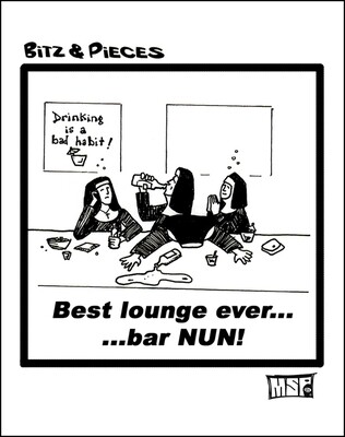 Bar Nun - Blank - Single Card