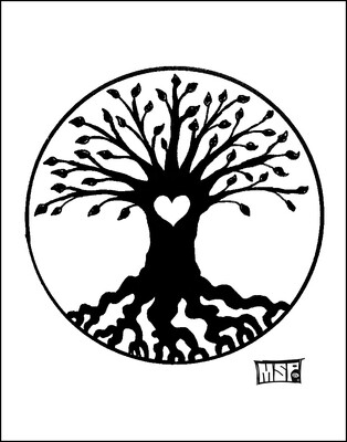 Tree of Life &amp; Love - Single Card