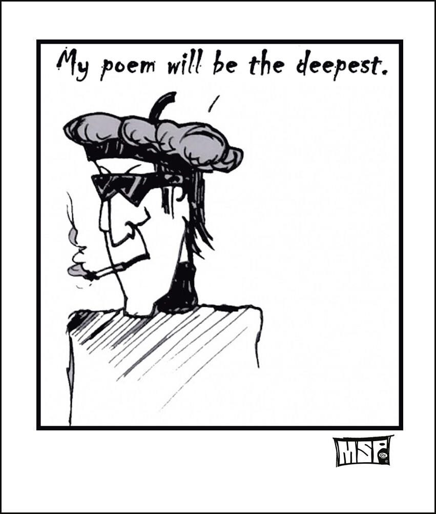 My Poem Will Be The Deepest - Single Card