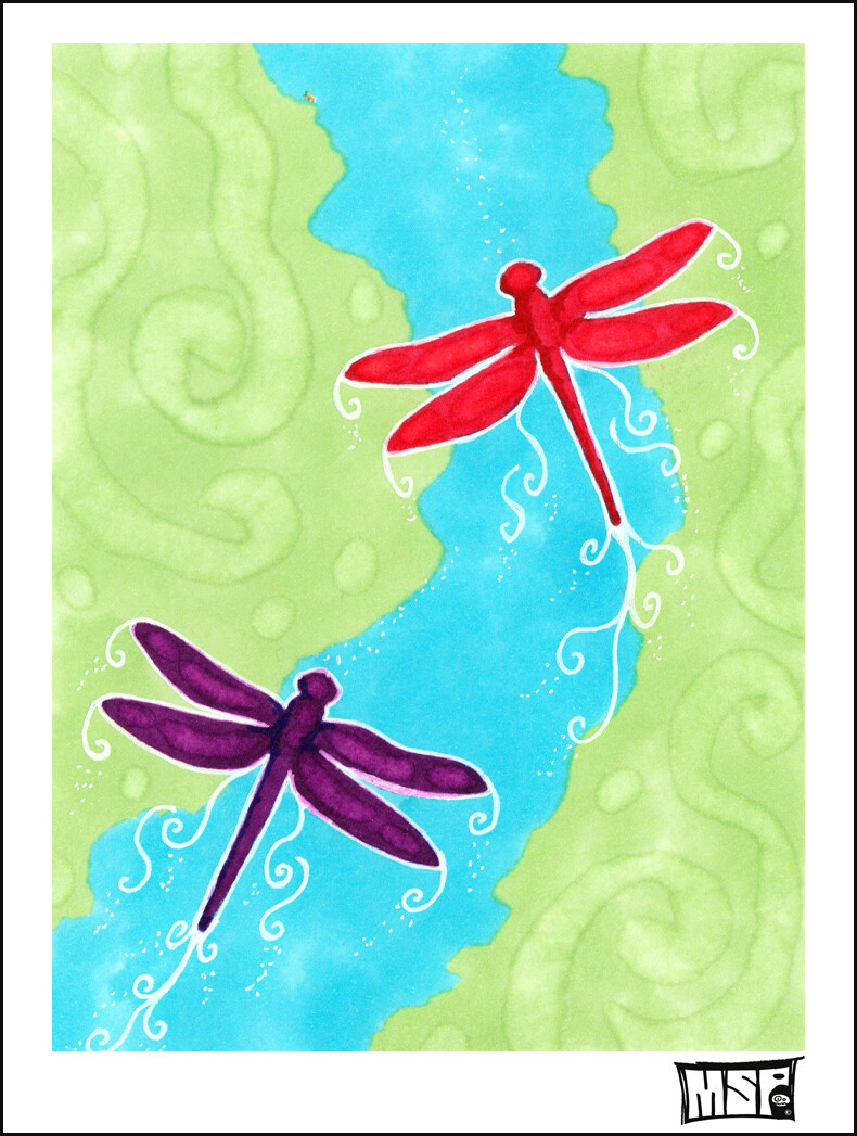 Dragonflies - Print