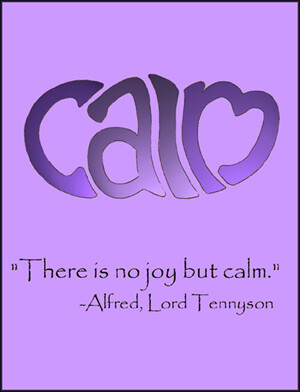 Calm - Color - Single Card