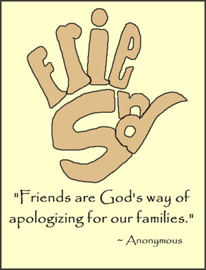 Friends - Color - Single Card