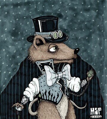 Steampunk Mouse - Print