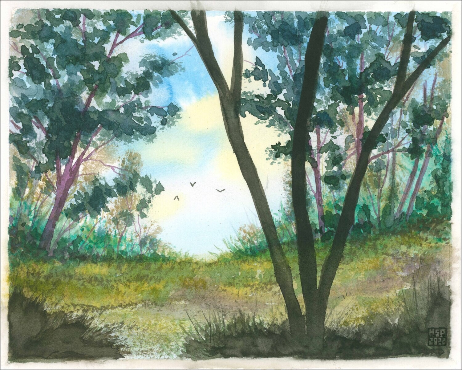 Wooded Landscape - Print