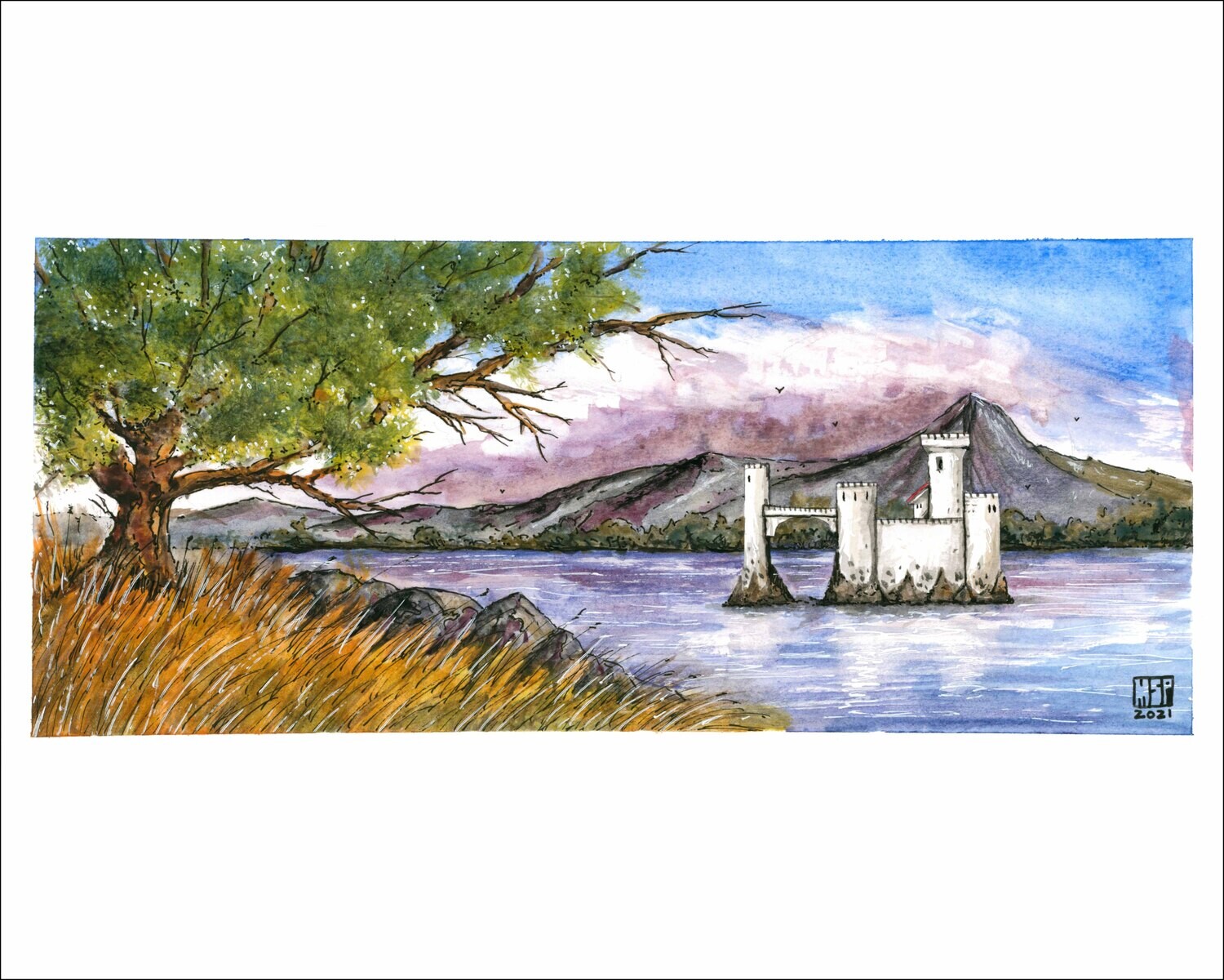 The White Citadel - Print
