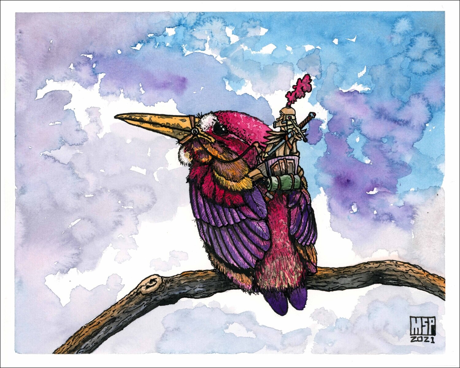 Fisher Mount - Print