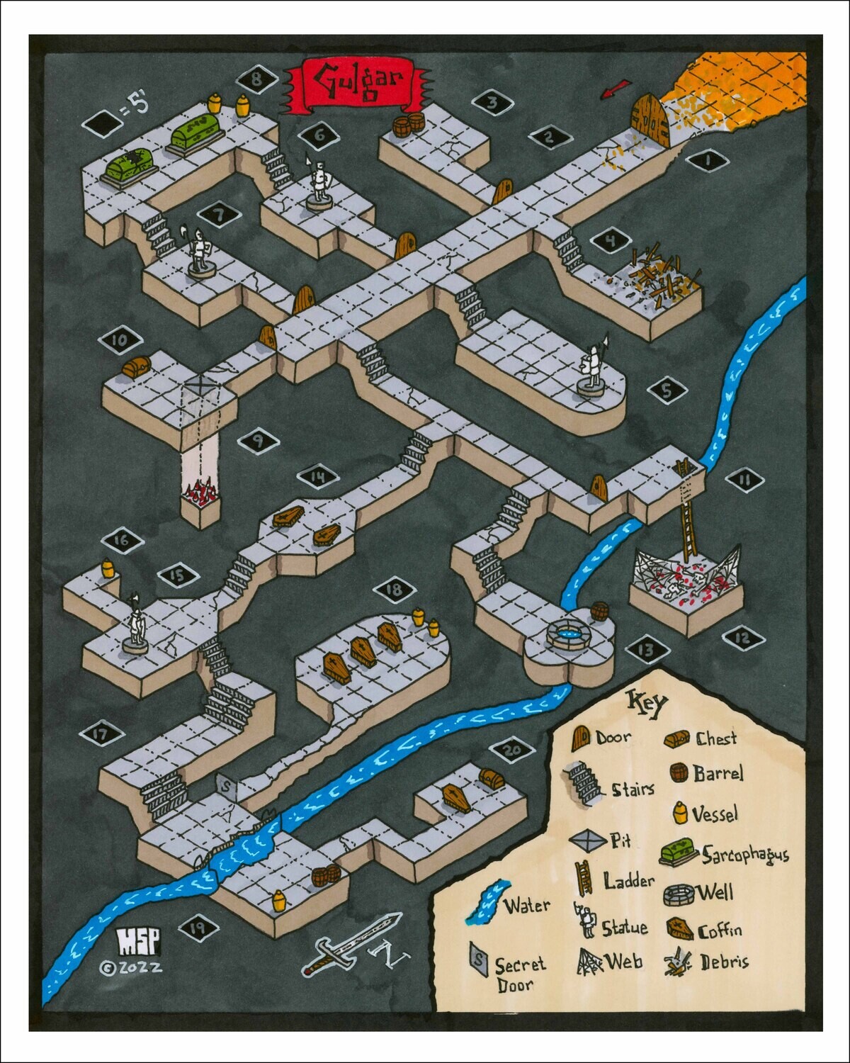 ISO Map Print: Gulgar