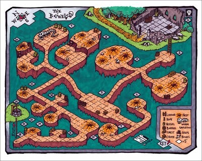 ISO Map Print: The Bowels