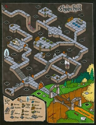 ISO Map Print: Shades Hold