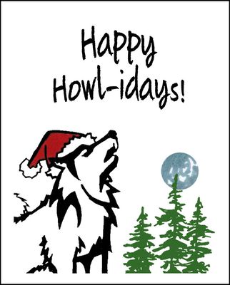 Happy Howl-idays! - Boxed Cards