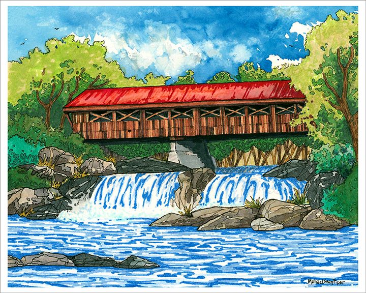 Swift River Bridge - Print