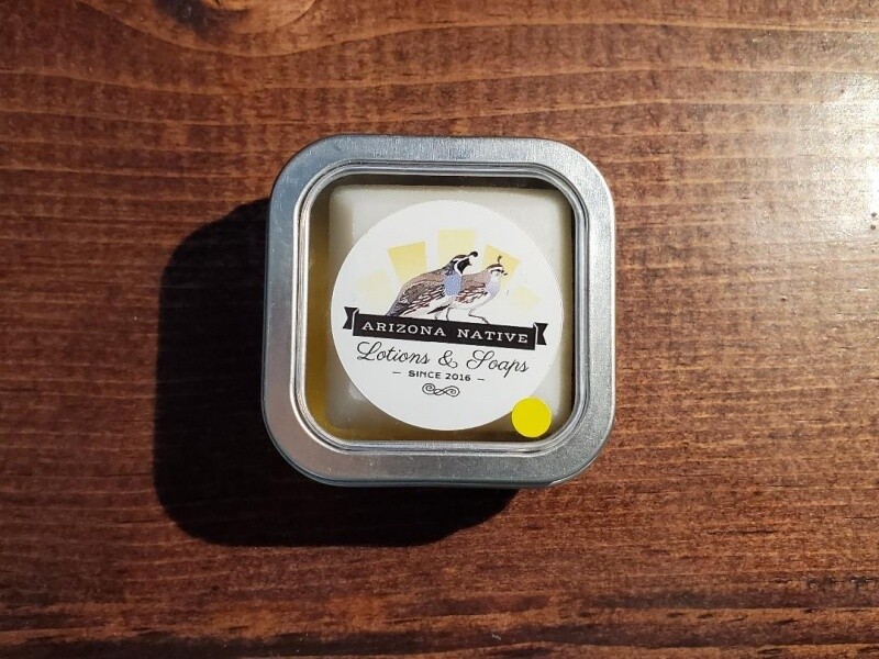 Austin&#39;s Lemon Lotion Bar in a tin