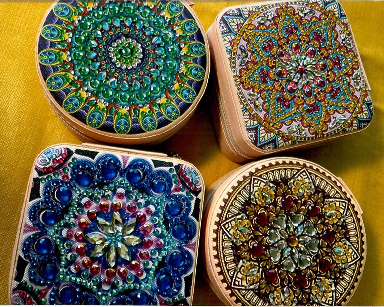 Diamond Paint Travel Jewelry Case